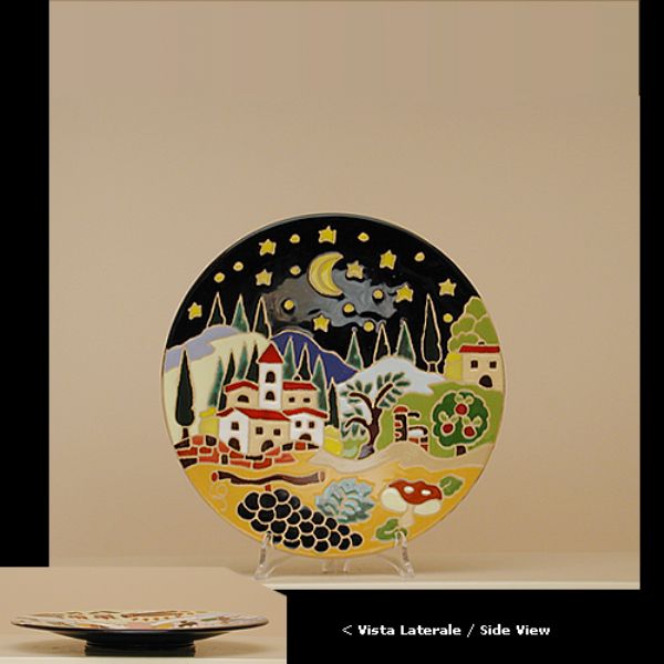 NB115C 25A - Shallow plate cm. 25 autumn naif night