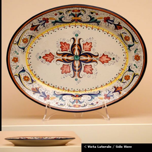 FO412 42 - Oval Tray diameter cm.42