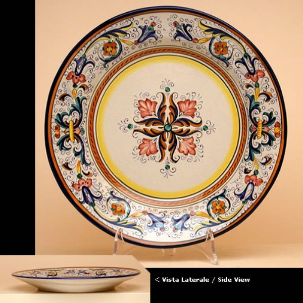FO413 42 - Large round plate, cm.42