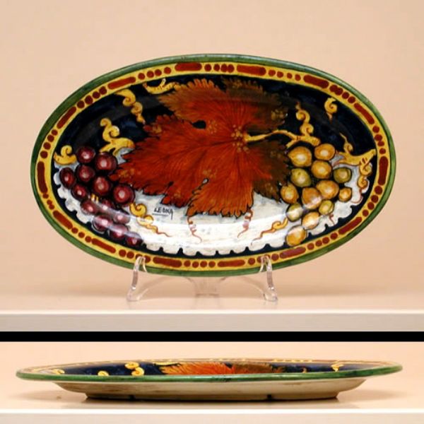 VA168A 28 - Oval plate cm.28 x 17,5