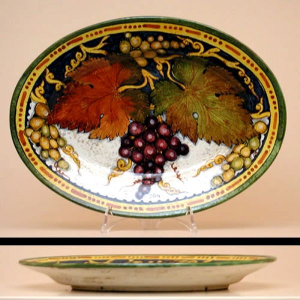 VA168B 37 - Oval plate cm.37 x 27