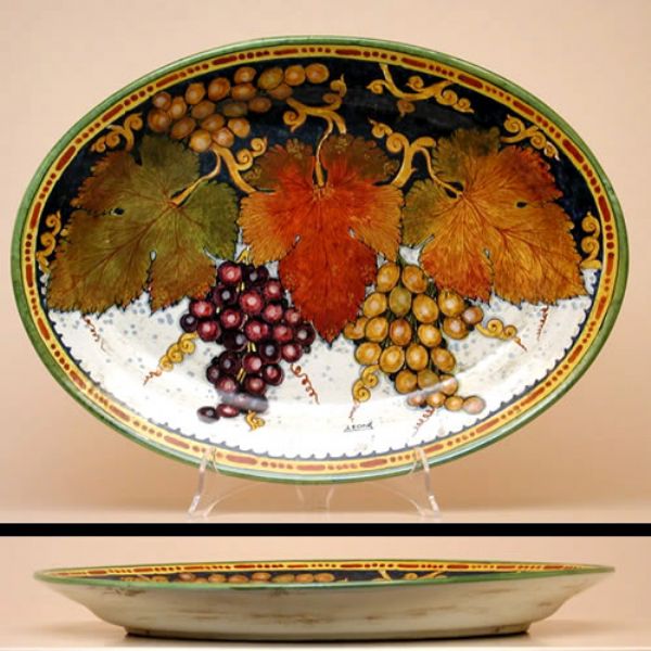 VA168C 50 - Oval plate cm.50 x 36