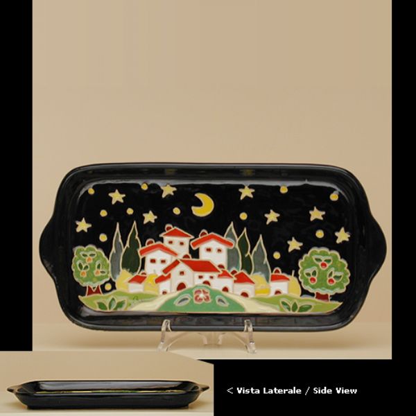 NB108C 37 - Large butter tray cm. 37 naif night