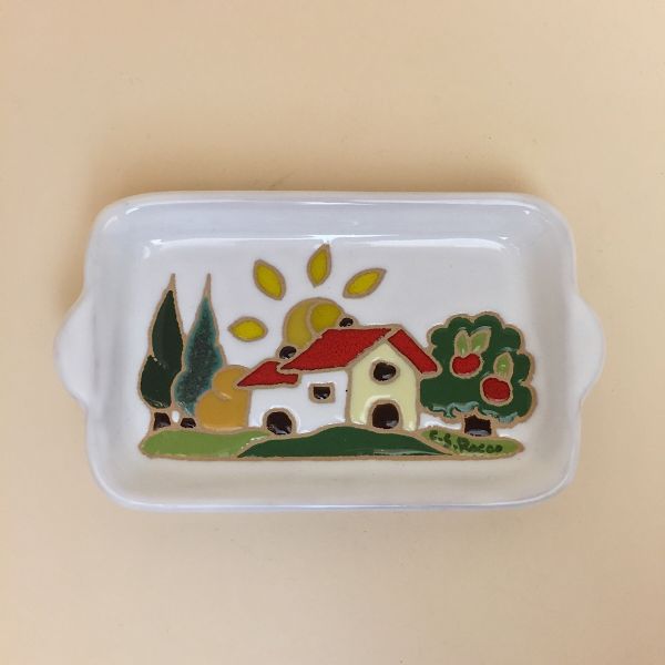 NW108A 19 - Small butter tray cm. 19l naif day
