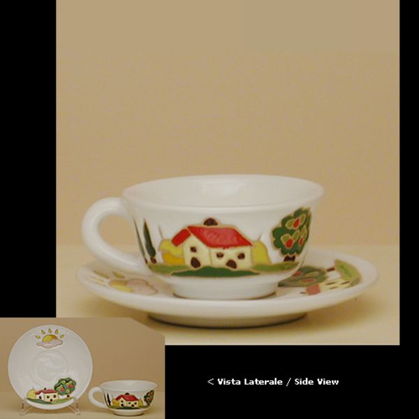 NW113B 07 - Teacup cm.7h. + saucer naif day