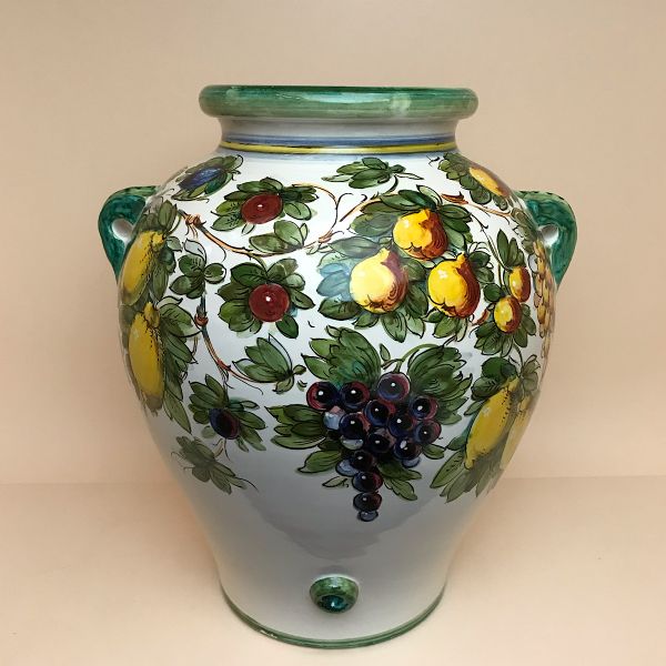 FB108B 48 - Vase cm. 48 H Fruit on white background