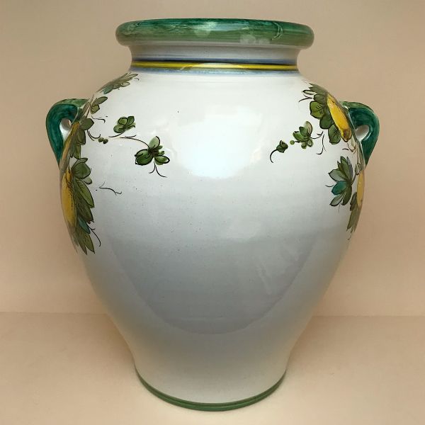 FB108B 48 - Vase cm. 48 H Fruit on white background