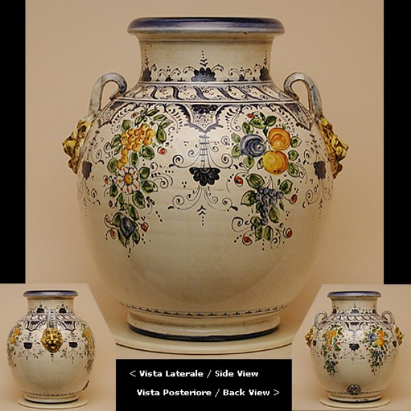 FR110B 48 - Rounded vase cm. 48 H, design: Fruttina