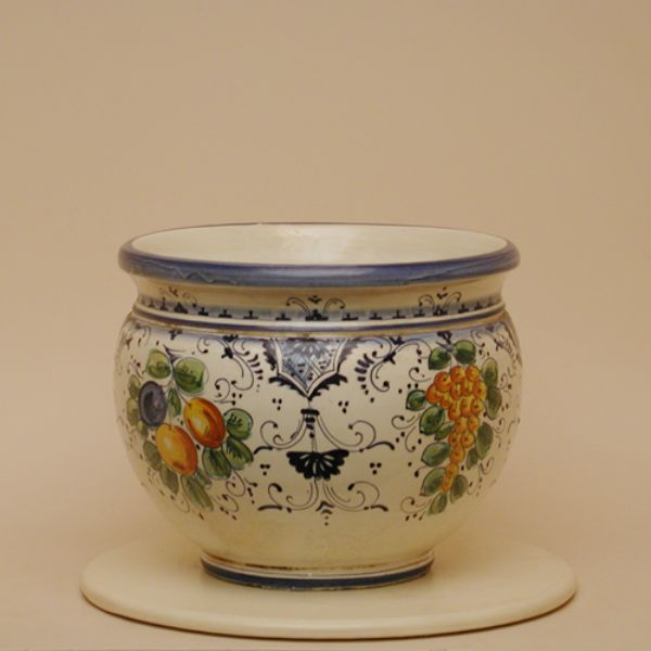 FR201B 25 - Round flower pot cm. 25 d. Fruttina