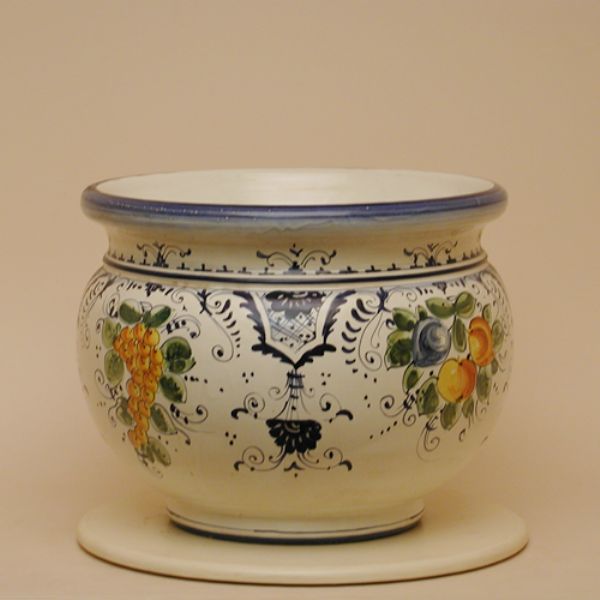 FR201C 30 - Round flower pot cm. 30 d.  design: Fruttina