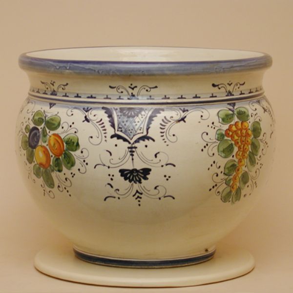 FR201D 35 - Round flower pot cm. 35 d. Fruttina