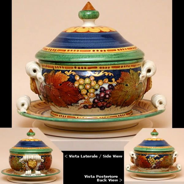 VA337 39 - Soup tureen and plate max size dimeter 39; cm.32H