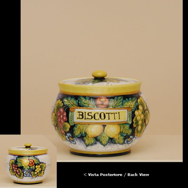 UL202A 16 - Round cookie jar cm 20