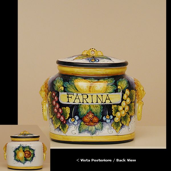 UL226A 23 - Oval canister cm 23 flour