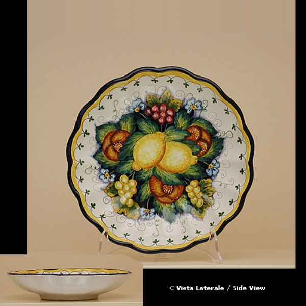 UL214C 30I - Scallop-shaped plate cm 30