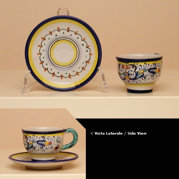FO418 06 - Espresso cup (cm.6H) with saucer