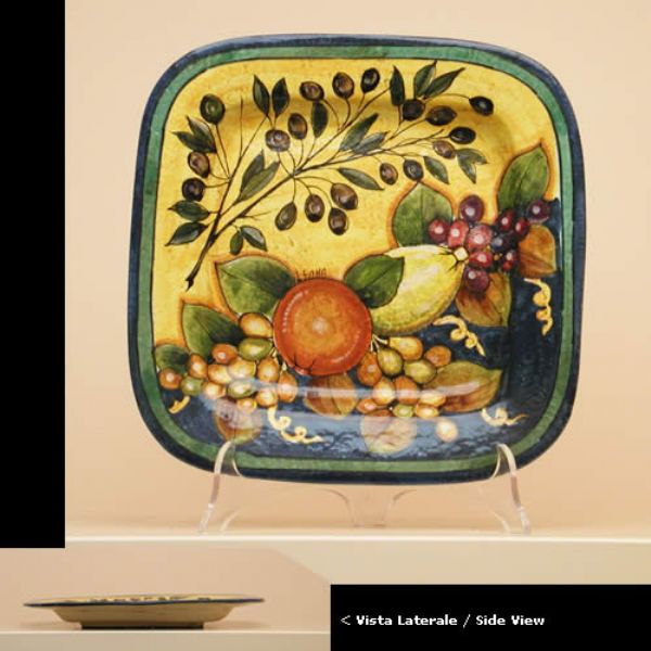 GN378B 28 - Wall Square plate cm. 28x28