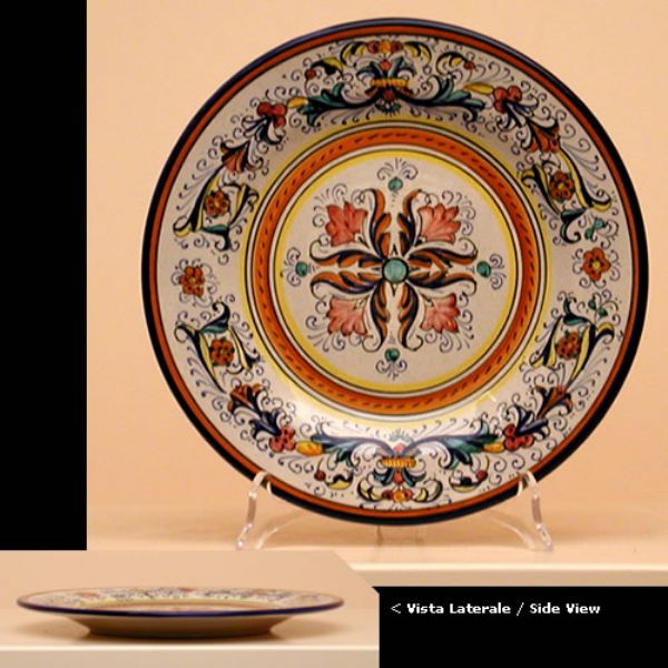 FO410 22 6 - Set of 6 fruit or dessert plates diameter cm.22