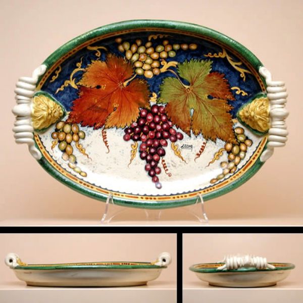 VA372C 51 - Oval tray cm.51 x 36 x 10H